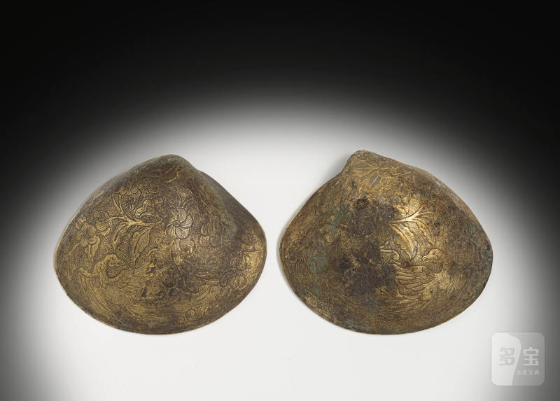 A finely carved mussel-shaped bronze box - 图2